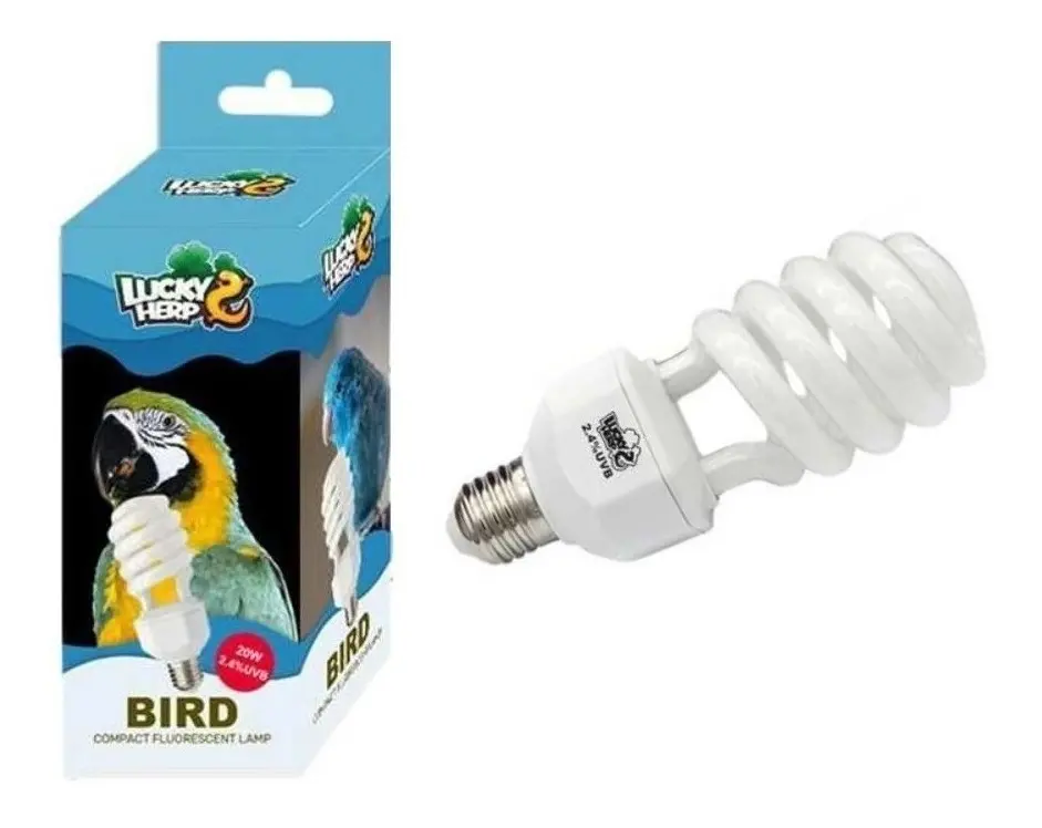 Lampada Uva/uvb 2.4 20w Para Aves E Pássaros - Imagem 3