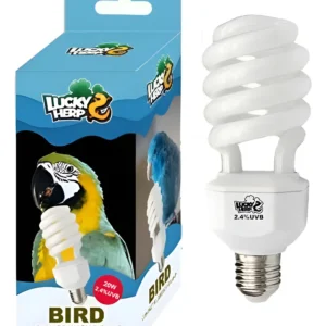 Lampada Uva/uvb 2.4 20w Para Aves E Pássaros
